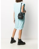 monogram-print backpack