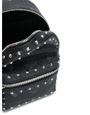 monogram-print backpack