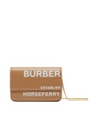 Horseferry print chain strap cardholder