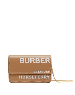 Horseferry print chain strap cardholder