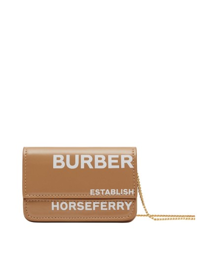 Horseferry print chain strap cardholder