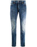 Skull slim-fit jeans