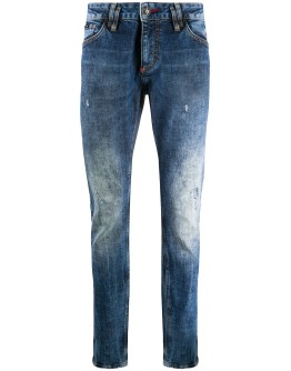 Skull slim-fit jeans