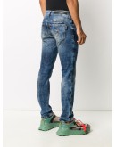 Skull slim-fit jeans