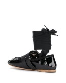 patent leather ballet flats