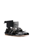 patent leather ballet flats