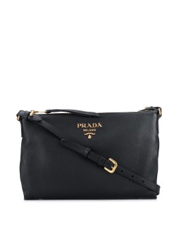 logo lettering crossbody bag