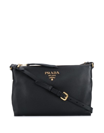 logo lettering crossbody bag