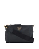 logo lettering crossbody bag