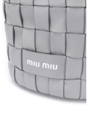 interwoven bucket bag