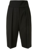 high-waist tailored shorts