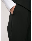high-waist tailored shorts