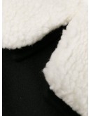 double-breasted short peacoat