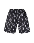 all-over logo shorts