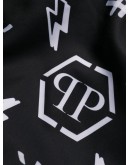all-over logo shorts