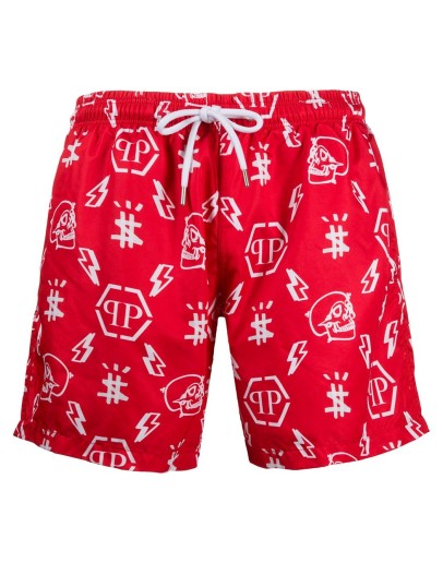monogram logo swim shorts 