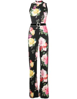 Selene floral wide-leg jumpsuit