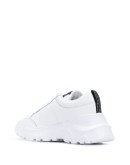 side logo print sneakers