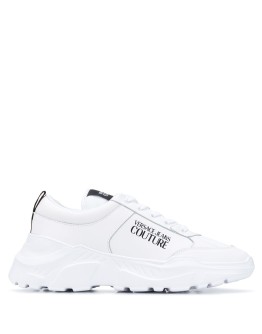 side logo print sneakers