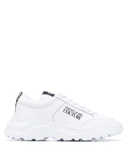 side logo print sneakers