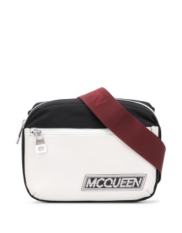 logo patch belt bag