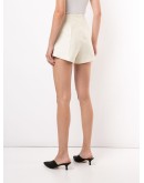 Poet high-rise satin shorts
