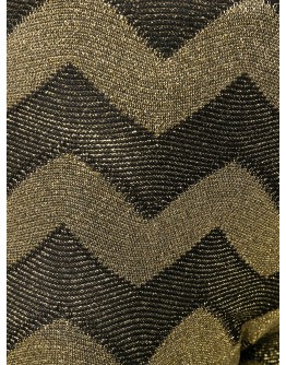 zigzag wide-leg trousers