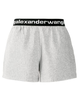logo-waistband shorts