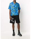 embroidered logo casual shorts