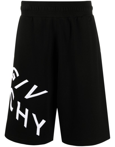 embroidered logo casual shorts