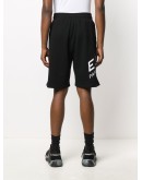 embroidered logo casual shorts