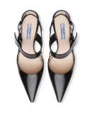 patent leather slingbacks