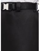 Re-Nylon gabardine skirt