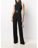 embellished trim jumpsuit