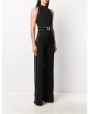 embellished trim jumpsuit