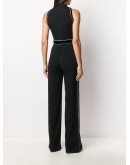 embellished trim jumpsuit
