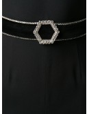 embellished trim jumpsuit