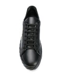 low-top leather sneakers