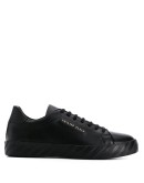 low-top leather sneakers