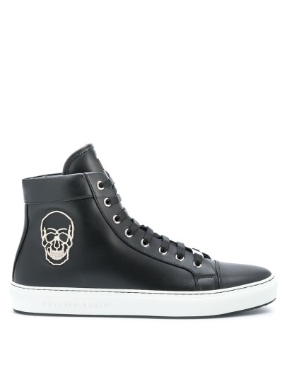 Skull hi-top sneakers