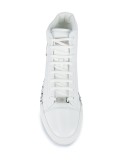 skull-print high-top sneakers