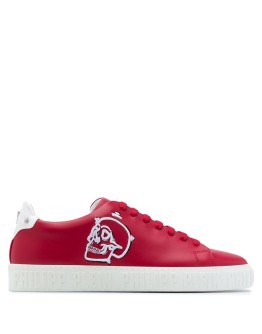 skull-patch low-top trainers 