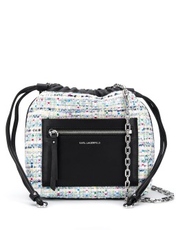 K/Soho tweed bucket bag