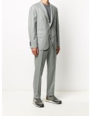 striped two-piece suit 