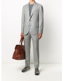 striped two-piece suit 