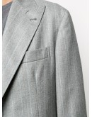 striped two-piece suit 