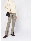 tie effect roll neck jumper