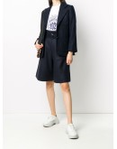 paperbag waist belted shorts