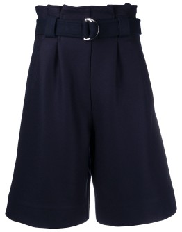 paperbag waist belted shorts