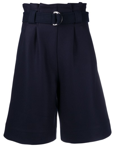 paperbag waist belted shorts